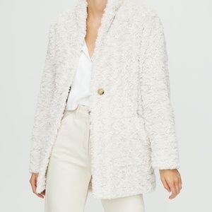 Aritzia Wilfred Free Plush Jacket